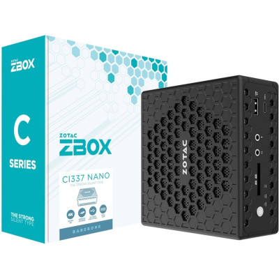 Комп'ютер Zotac CI337 nano / Intel N100, M.2 PCIe 3.0 x1/SATA SSD слот (2242), 2.5