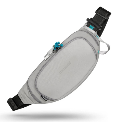 Сумка-бананка Pacsafe Eco Anti-Theft Waist Pack сірий/чорний (41104145)