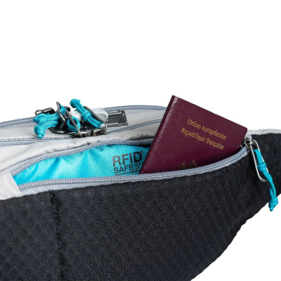 Сумка-бананка Pacsafe Eco Anti-Theft Waist Pack сірий/чорний (41104145)