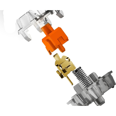 Клавіатура Hator Gravity X TKL Orange USB White (HTK551UA)