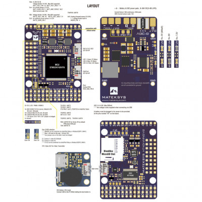 Запчастина для дрона MATEKSYS H743-WING V3 (H743-WING-V3/HP024.0084-V3)