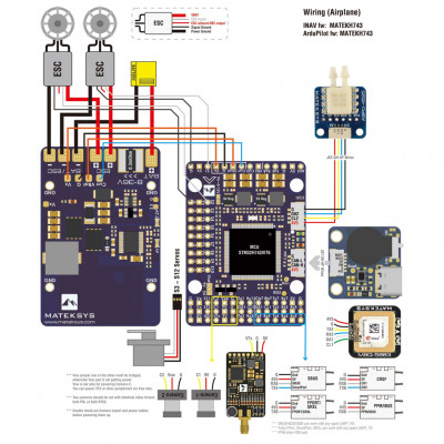Запчастина для дрона MATEKSYS H743-WING V3 (H743-WING-V3/HP024.0084-V3)