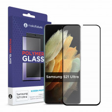 Скло захисне MakeFuture Samsung S21 Ultra Polymer Glass (MGP-SS21U)