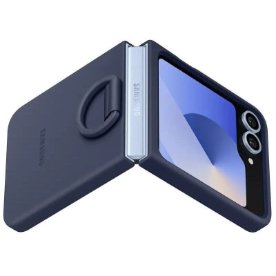 Чохол до мобільного телефона Samsung Silicone Cover with Ring Samsung Galaxy Flip 6 Navy (EF-PF741TNEGUA)