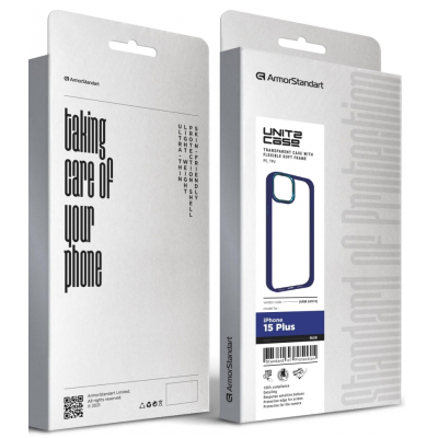 Чохол до мобільного телефона Armorstandart UNIT2 Apple iPhone 15 Plus Blue (ARM69974)