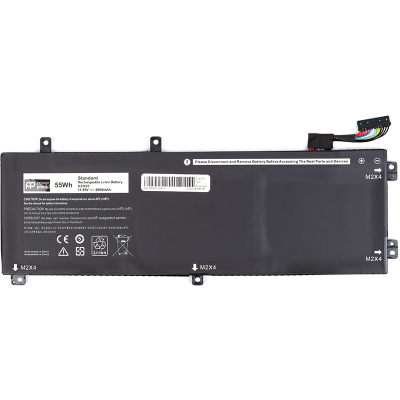 Акумулятор до ноутбука DELL H5H20-3S1P 11.55V 4800mAh PowerPlant (NB441785)