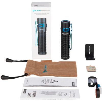 Ліхтар Olight Baton 3 Pro Max Black (Baton 3 Pro Max CW)