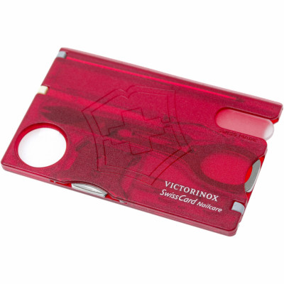 Ніж Victorinox SwissCard NailCare Transparent Red (0.7240.T)
