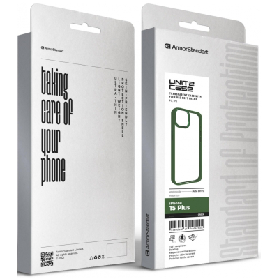 Чохол до мобільного телефона Armorstandart UNIT2 Apple iPhone 15 Plus Green (ARM69975)