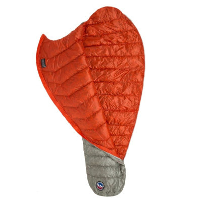 Спальний мішок Big Agnes Pluton UL 40 (850 DownTek) Regular gray/pumpkin - Left Zip (021.0180)