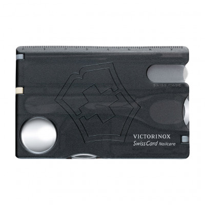 Ніж Victorinox SwissCard NailCare Transparent Black (0.7240.T3)