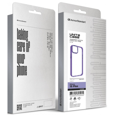 Чохол до мобільного телефона Armorstandart UNIT2 Apple iPhone 15 Plus Lavander (ARM69977)