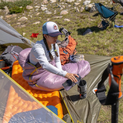 Спальний мішок Big Agnes Ws Greystone 20 (600 DownTek) Ws Long elderberry - Right Zip (021.0209)