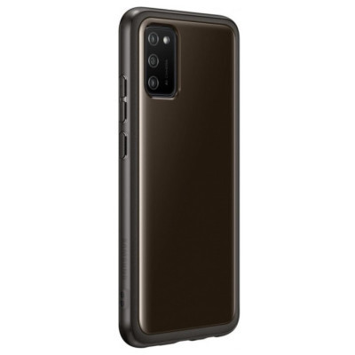 Чохол до мобільного телефона Samsung Soft Clear Cover Galaxy A02s (A025) Black (EF-QA025TBEGRU)