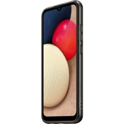 Чохол до мобільного телефона Samsung Soft Clear Cover Galaxy A02s (A025) Black (EF-QA025TBEGRU)