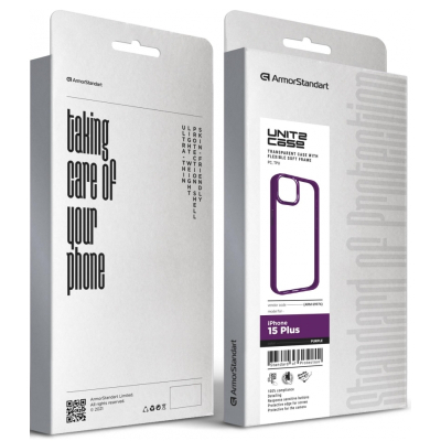 Чохол до мобільного телефона Armorstandart UNIT2 Apple iPhone 15 Plus Purple (ARM69976)