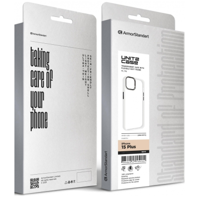 Чохол до мобільного телефона Armorstandart UNIT2 Apple iPhone 15 Plus White (ARM69973)