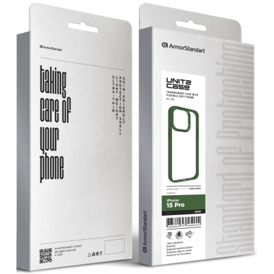 Чохол до мобільного телефона Armorstandart UNIT2 Apple iPhone 15 Pro Green (ARM69982)