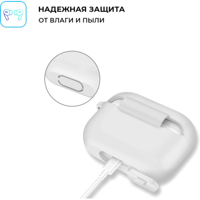 Чохол для навушників Armorstandart Silicone Case для Apple Airpods Pro Transparent (ARM56083)
