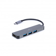 Концентратор Cablexpert USB-C 2-in-1 (A-CM-COMBO2-01)