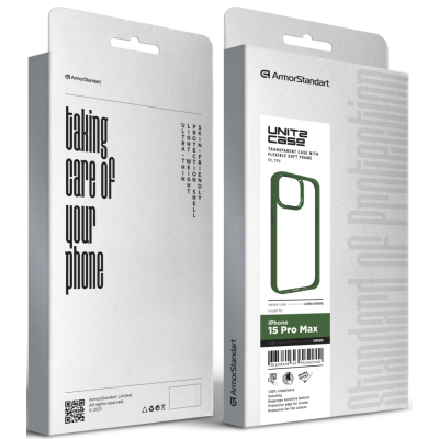 Чохол до мобільного телефона Armorstandart UNIT2 Apple iPhone 15 Pro Max Green (ARM69989)