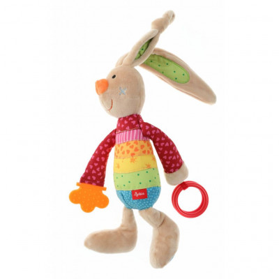 М'яка іграшка Sigikid Кролик с погремушкой 26 см (41419SK)
