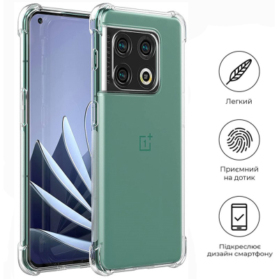 Чохол до мобільного телефона BeCover Anti-Shock OnePlus 10 Pro Clear (709347)
