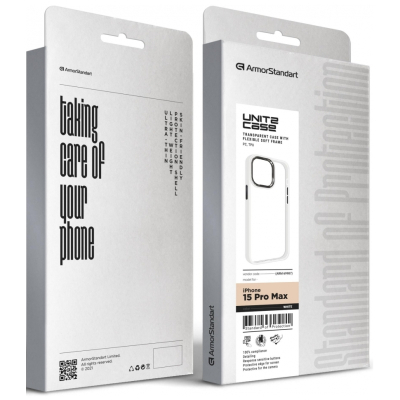 Чохол до мобільного телефона Armorstandart UNIT2 Apple iPhone 15 Pro Max White (ARM69987)