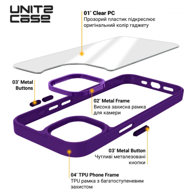 Чохол до мобільного телефона Armorstandart UNIT2 Apple iPhone 15 Pro Purple (ARM69983)