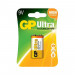 Батарейка Gp Крона Ultra Alcaline 6LF22 / 6LR61 9V * 1 (1604AU-5UE1 / 4891199034688)