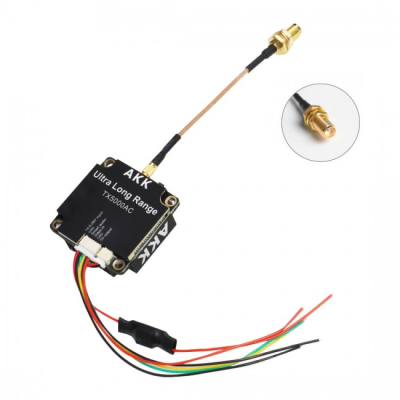 Відеопередавач (VTX) AKK AKK Ultra Long Range 5W 4.9G-6G 96CH (TX5000AC)