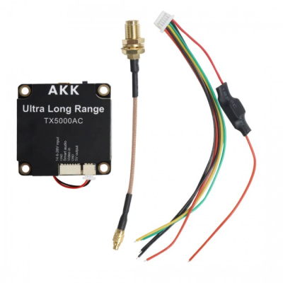 Відеопередавач (VTX) AKK AKK Ultra Long Range 5W 4.9G-6G 96CH (TX5000AC)