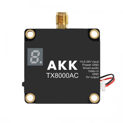 Відеопередавач (VTX) AKK AKK Ultra Long Range 8W 4.9G-6G 96CH (TX8000AC)