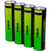 Акумулятор Verico AAA USB Type-C 600mAh 1.5V Li-ion * 4 (LoopEnergy) (1UDBT-A2WEBC-NN)