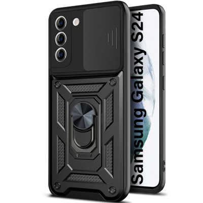 Чохол до мобільного телефона BeCover Military Samsung Galaxy S24 SM-S921 Black (710635)