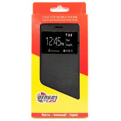 Чохол до мобільного телефона Dengos Flipp-Book Call ID Samsung Galaxy A12 (A125), black (DG-SL-BK-273)