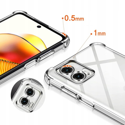 Чохол до мобільного телефона BeCover Anti-Shock Motorola Moto G73 Clear (709827)