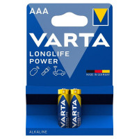 Батарейка Varta AAA Longlife Power лужна * 2 (04903121412)