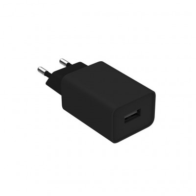 Зарядний пристрій ColorWay 1USB Quick Charge 3.0 (18W) black + cable Lightning (CW-CHS013QCL-BK)