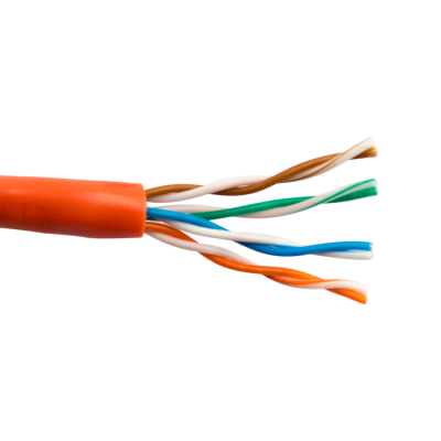 Кабель мережевий ЗЗКМ UTP 305м 4*2*24AWG[0,51] мідь[СU] cat.5e, негорючий [LSZH] (7091010)