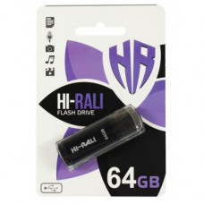 USB флеш накопичувач Hi-Rali 64GB Stark Series Black USB 2.0 (HI-64GBSTBK)
