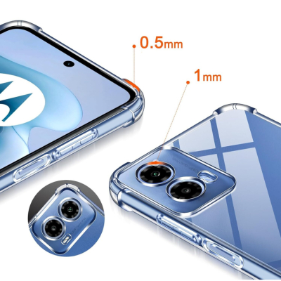 Чохол до мобільного телефона BeCover Anti-Shock Motorola Moto G35 Clear (712779)