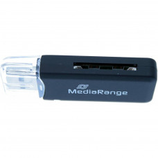 Зчитувач флеш-карт Mediarange USB 2.0 black (MRCS506)