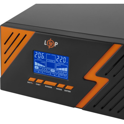 Пристрій безперебійного живлення LogicPower LPM - PSW-1500VA, 1050W, Black (22754)