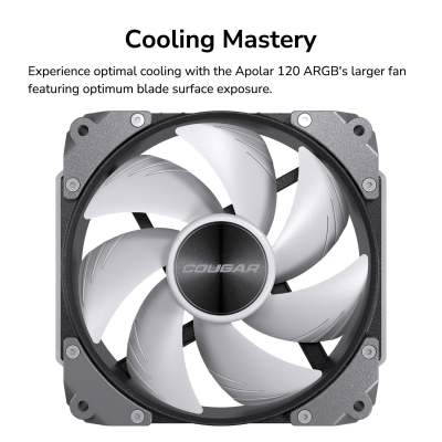 Кулер до корпусу Cougar Apolar 120 ARGB