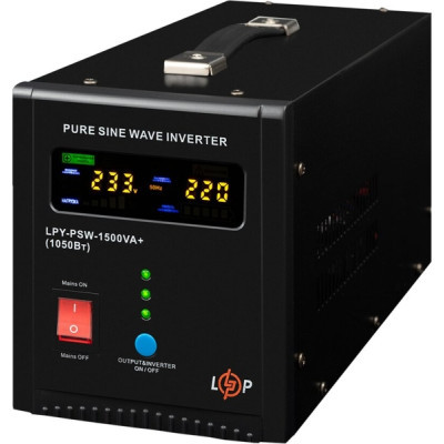 Пристрій безперебійного живлення LogicPower LPY- PSW-1500VA+ (1050W) (22872)
