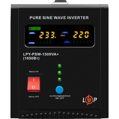 Пристрій безперебійного живлення LogicPower LPY- PSW-1500VA+ (1050W) (22872)