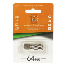 USB флеш накопичувач T&G 64GB 103 Metal Series Silver USB 2.0 (TG103-64G)