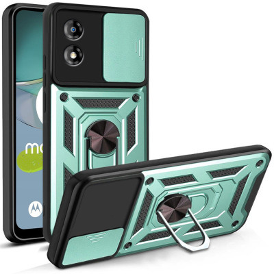Чохол до мобільного телефона BeCover Military Motorola Moto E13 Dark Green (709103)