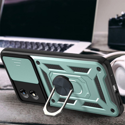 Чохол до мобільного телефона BeCover Military Motorola Moto E13 Dark Green (709103)